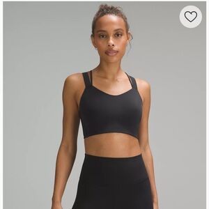 Lululemon Like a Cloud Longline Bra Light Support, D/DD Cup - black